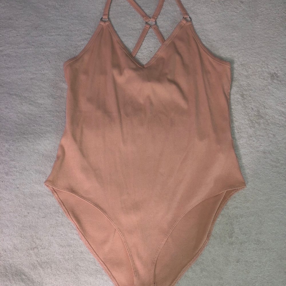 pink bodysuit